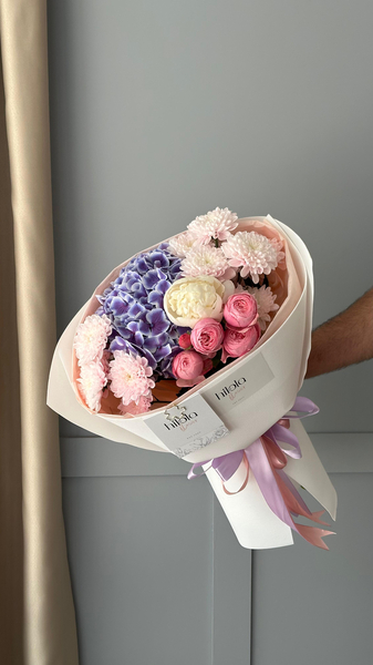 Mor Ortanca, Pembe Gül & Şakayık – İnci Zarafet