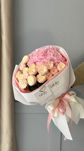 Ortanca ve Saray Gülleri – Pastel Aşk