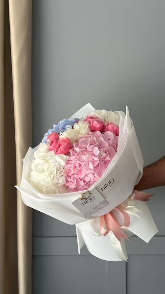 Şakayık ve Ortanca – Kristal Çiçek